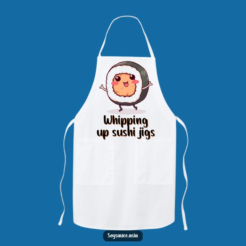 Funny Sushi Roll Apron: Culinary Dance Fun, A Chef's Funny Gift