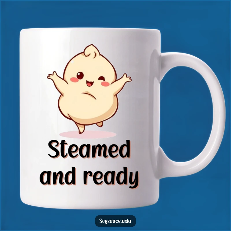 Funny Dancing Dumpling Mug - A Wobbly & Delightful Gift for Food Enthusiasts