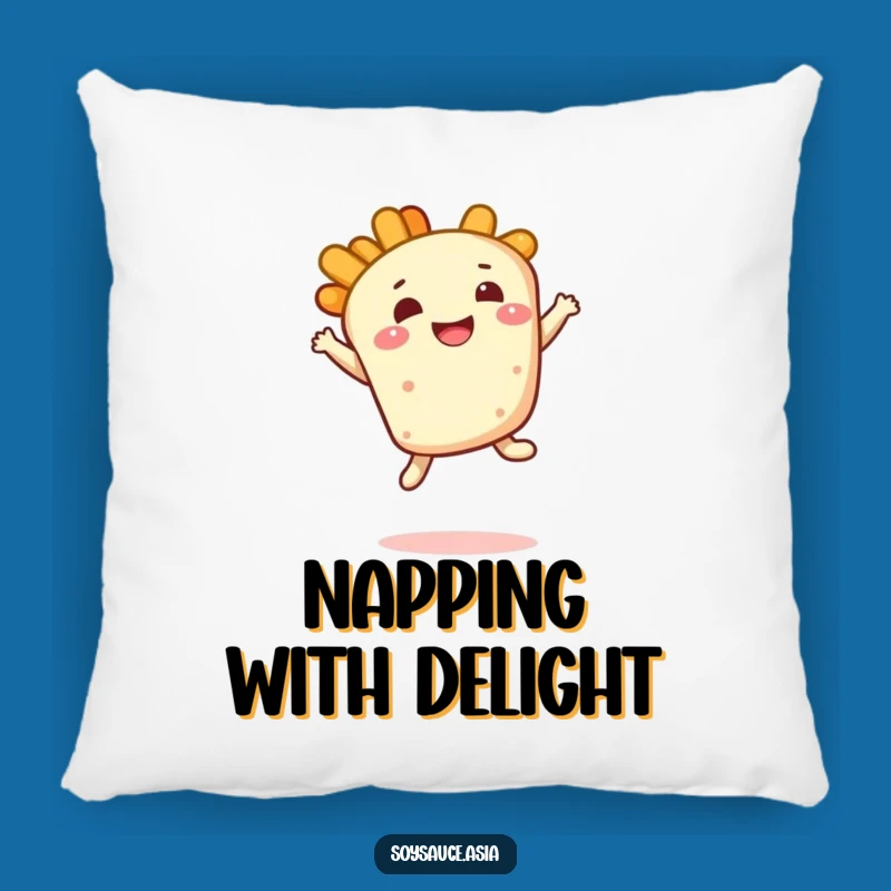 Funny Tempura Leap Pillow: Snuggle Up with Bouncy Delight