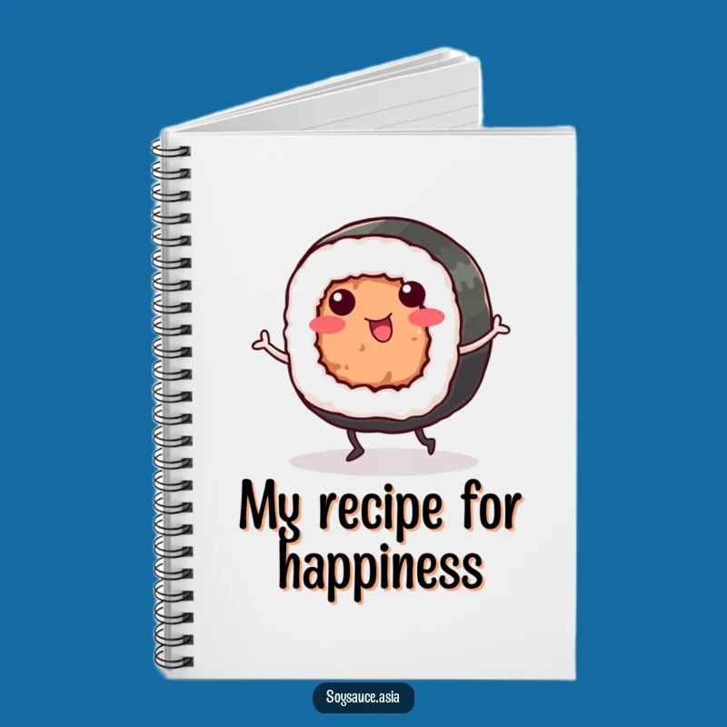 Funny Sushi Roll Notebook: Jot Down Delicious Ideas, A Creative Funny Gift