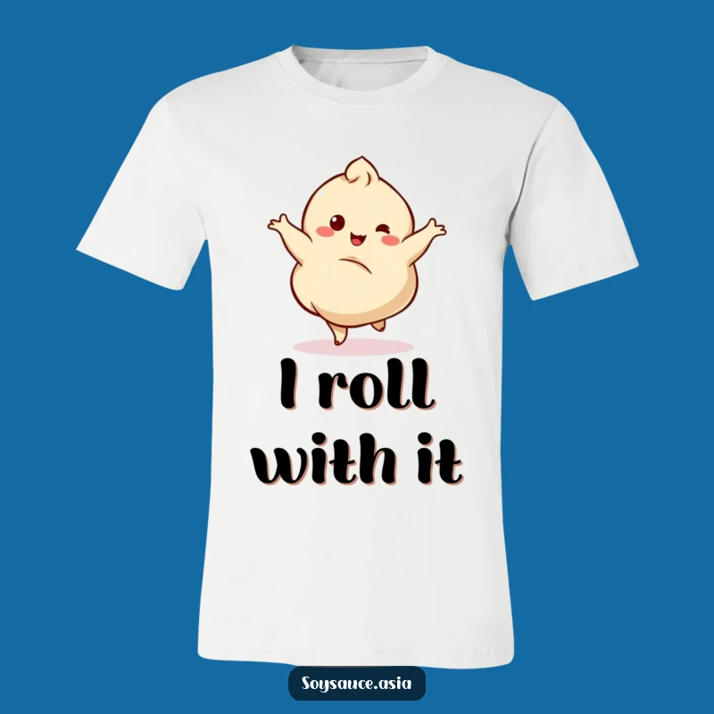 Funny Dancing Dumpling T-Shirt - Comedic Apparel for Joyful Wobblers