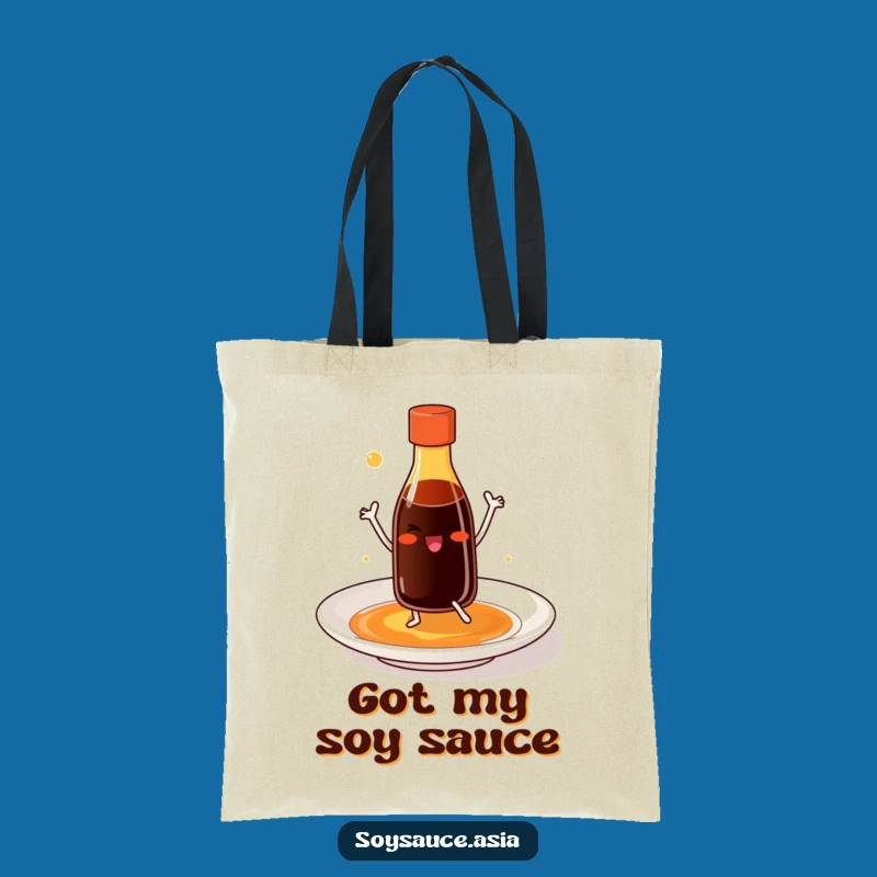 Funny Soy Sauce Dancer Tote Bag: Carry Your Flavor with Flair